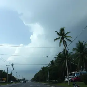 alerta amarelo de tempestade em Campo Grande