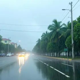 chuva forte em Campo Grande