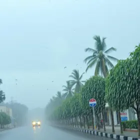 alerta de chuva intensa em Campo Grande