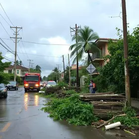 Campo Grande emergência temporais
