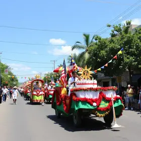 desfile do aniversário de Campo Grande