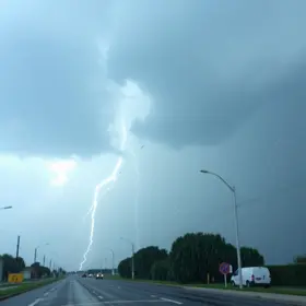 alerta para tempestades
