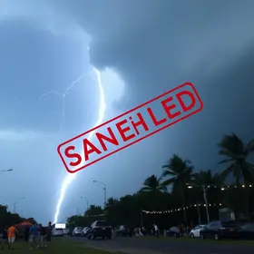 tempestade em Campo Grande